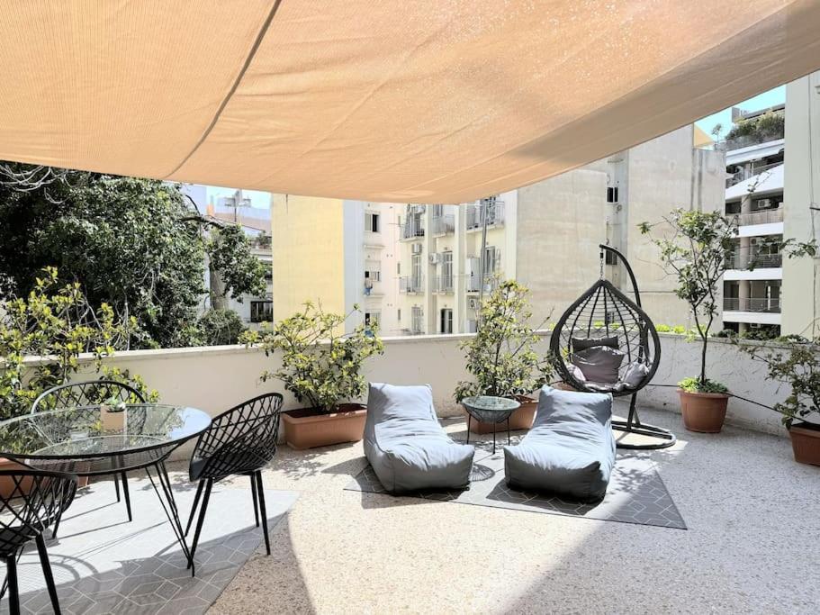 Amazing 3Bdr Apt With Unique Roof Garden In Plaka Афины Экстерьер фото
