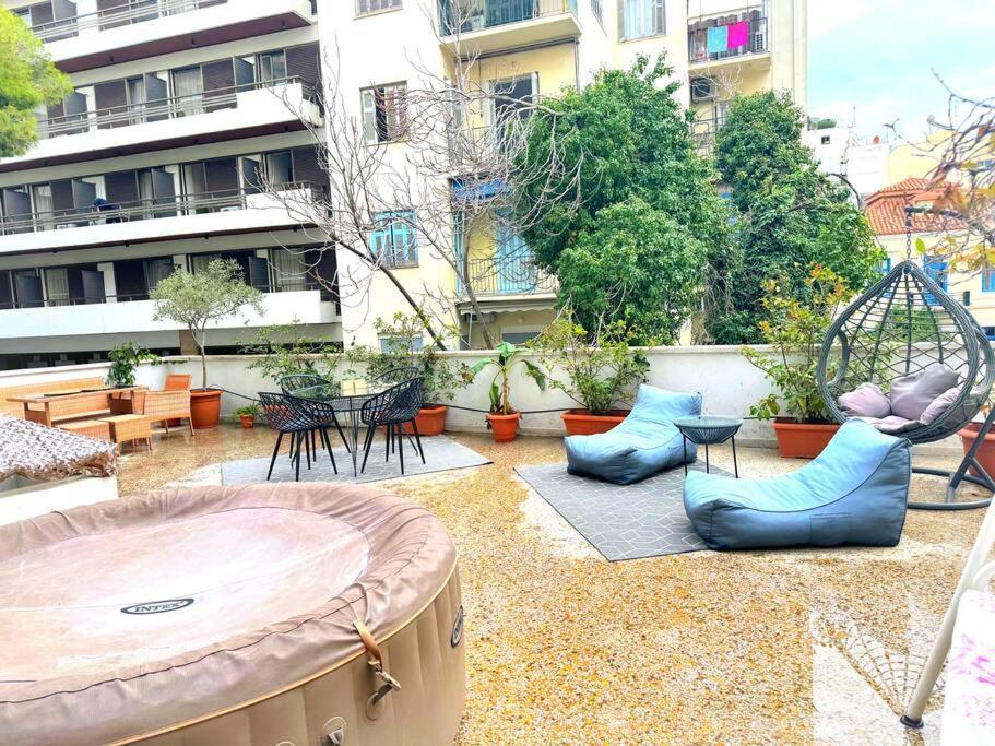 Amazing 3Bdr Apt With Unique Roof Garden In Plaka Афины Экстерьер фото